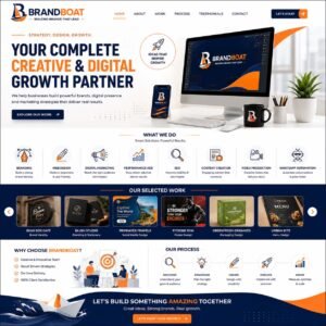 One Page Landing Website