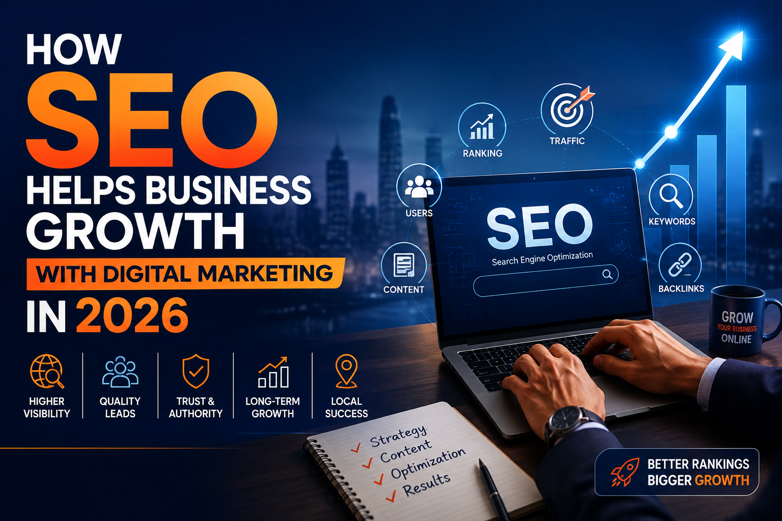 How SEO Helps Business Growth with Digital Marketing in 2026